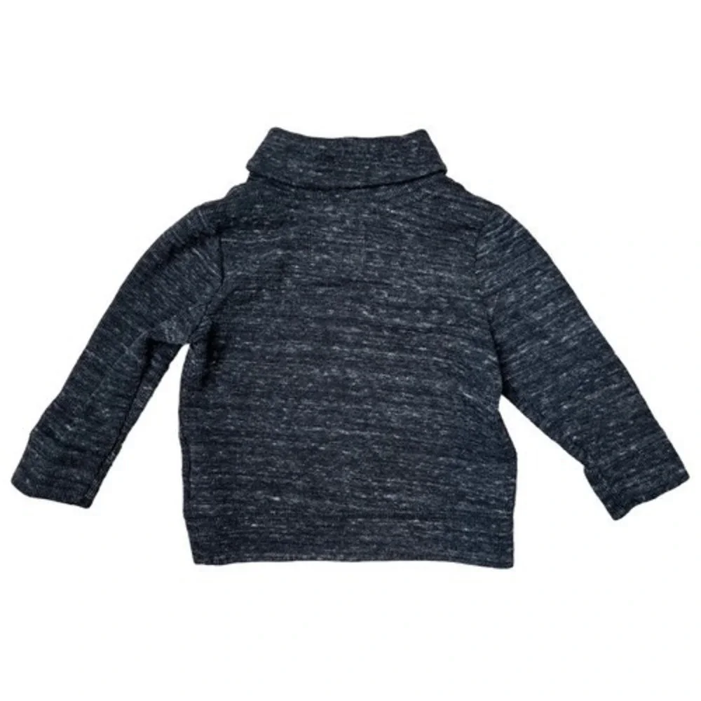 Old Navy Toddler Black Shawl Collar Button‎ Sweater 18-24 months Babycore Casual